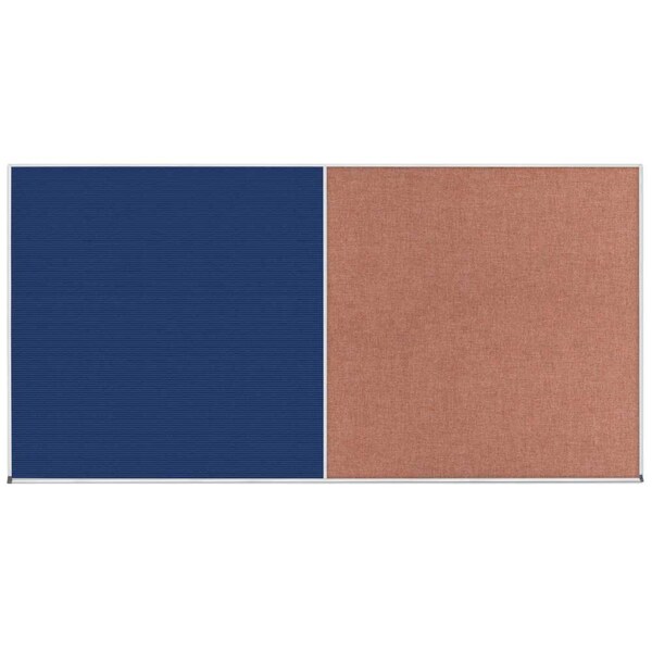 Enclosed Corkboard, 1 Door, 24"x36", 4" Fra